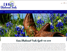 Tablet Screenshot of bluebonnettrail.org